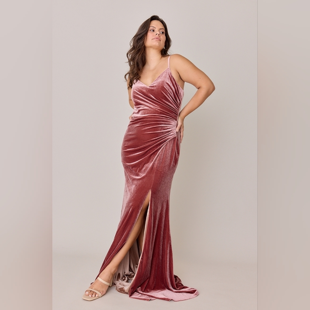 Revelry Rory Velvet Dress Size 12 - Picture 3 of 10